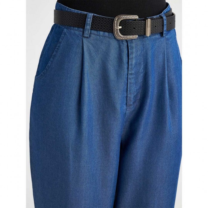 STAFF Marthi Denim Tencel Pant BLUE