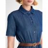 STAFF Zeta Denim Tencel Dress BLUE STAFF Zeta Denim Tencel Dress BLUE