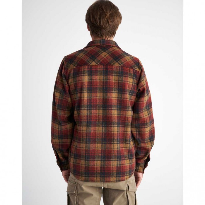 STAFF MAN Trenton Man Overshirt RED/GREEN