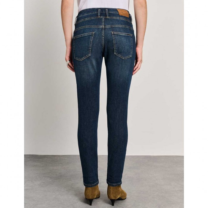 STAFF Irene Woman Pant-Boyfriend Fit BLUE
