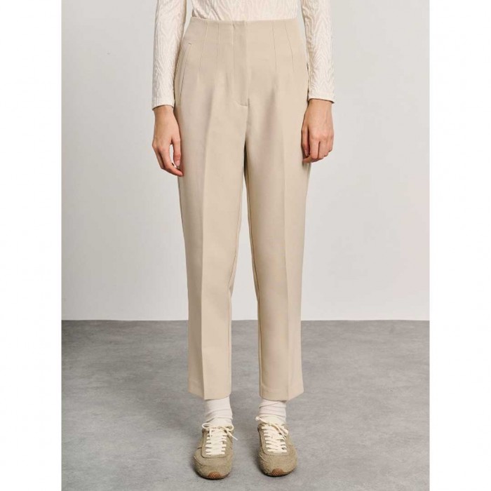 STAFF WOMAN PANT CROP BEIGE