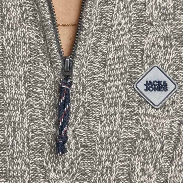 ΠΛΕΚΤΟ JORJEFFREY KNIT TURTLE ZIP ΤΗΣ JACK & JONES