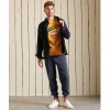 SUPERDRY Script Style College Crew Sweatshirt YELLOW