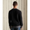 SUPERDRY Vintage Logo Colour Block Crew Sweatshirt BLACK