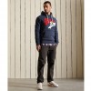 SUPERDRY VL SOURCE HOODIE NAVY MARL