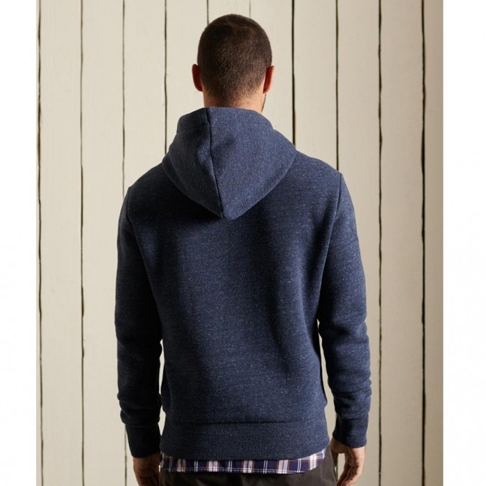 SUPERDRY VL SOURCE HOODIE NAVY MARL