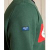 SUPERDRY Core Logo American Classic Ringer Crew Sweatshirt GREEN