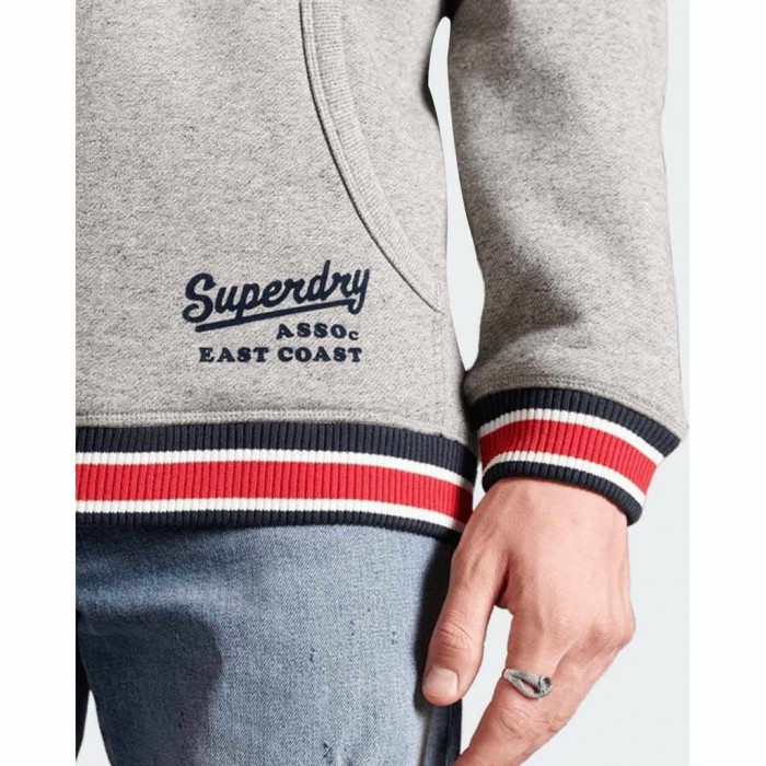 SUPERDRY COLLEGIATE HOODIE GREY