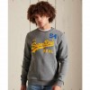 SUPERDRY Vintage Logo Source Crew Sweatshirt GREY