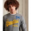 SUPERDRY Vintage Logo Source Crew Sweatshirt GREY