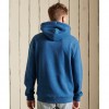 SUPERDRY Script Style Collegiate Hoodie BLUE