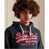 SUPERDRY Vintage Logo American Classics Hoodie NAVY