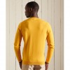 SUPERDRY Organic Cotton Vintage Cashmere Crew Jumper YELLOW