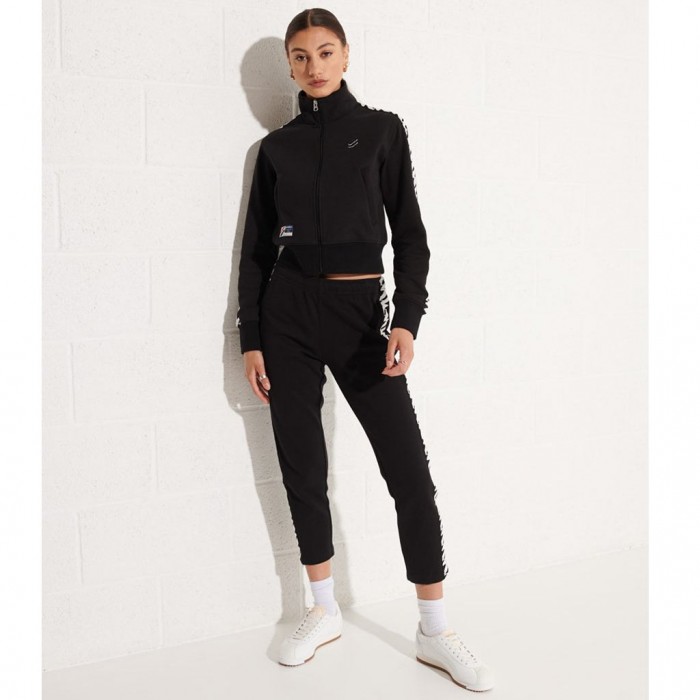 SUPERDRY Code Tape Trackpants BLACK