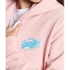 SUPERDRY Vintage Logo American Classics Zip Hoodie PINK