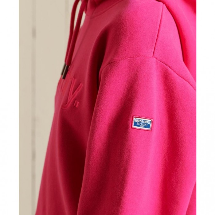 SUPERDRY Core Logo Source Hoodie PINK