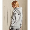 SUPERDRY Script Style College Hoodie GREY