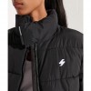 SUPERDRY Longline Sports Puffer Jacket BLACK