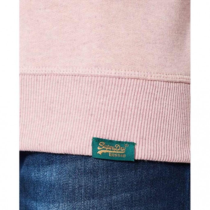 Superdry Vintage Logo EMB Crew PINK