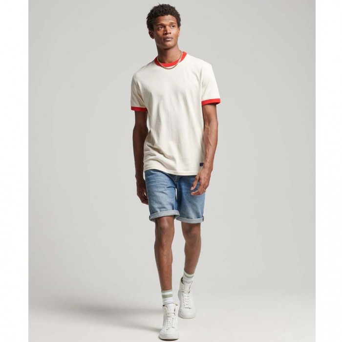 SUPERDRY Vintage Straight Shorts Light Faded