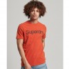 SUPERDRY Vintage Classic T-Shirt ΠΟΡΤΟΚΑΛΙ