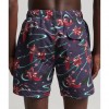 SUPERDRY M OVIN VINTAGE HAWAIIAN SWIMSHORTS NAVY