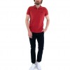 D1 VINT DESTROY POLO T-SHIRT MEN SUPERDRY RED