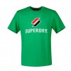 SUPERDRY M D1 CODE SL STACKED APQ T-SHIRT - M1011358A-92E GREEN