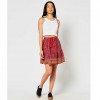 SUPERDRY W OVIN VINTAGE EMBELLISHED MINI SKIRT RED