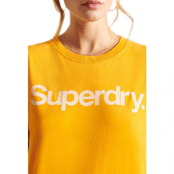 SUPERDRY CORE LOGO ΜΠΛΟΥΖΑ ΓΥΝΑΙΚEIA YELLOW