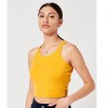 SUPERDRY W OVIN VINTAGE CROP RIBBED VEST - W6011296A-VYR