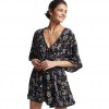 SUPERDRY Ovin Vintage Beach Playsuit BLACK