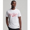 SUPERDRY Vintage Script Style Collegiate T-Shirt WHITE