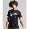 SUPERDRY Vintage Logo Interest T-Shirt BLACK