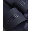 SUPERDRY CODE Logo Pool Sliders BLUE