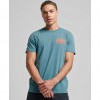 SUPERDRY Vintage Logo Neon T-Shirt BLUE