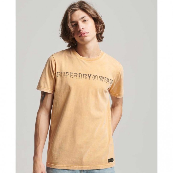 SUPERDRY Vintage Corporate Logo T-Shirt YELLOW