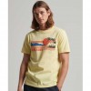 SUPERDRY ΑΝΔΡΙΚΟ T SHIRT VINTAGE GREAT OUTDOORS TEE LAGUNA YELLOW MARL