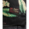 SUPERDRY Short Sleeve Hawaiian Shirt BLACK PINEAPPLES