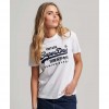 SUPERDRY Vintage Logo Scripted College Tee WHITE