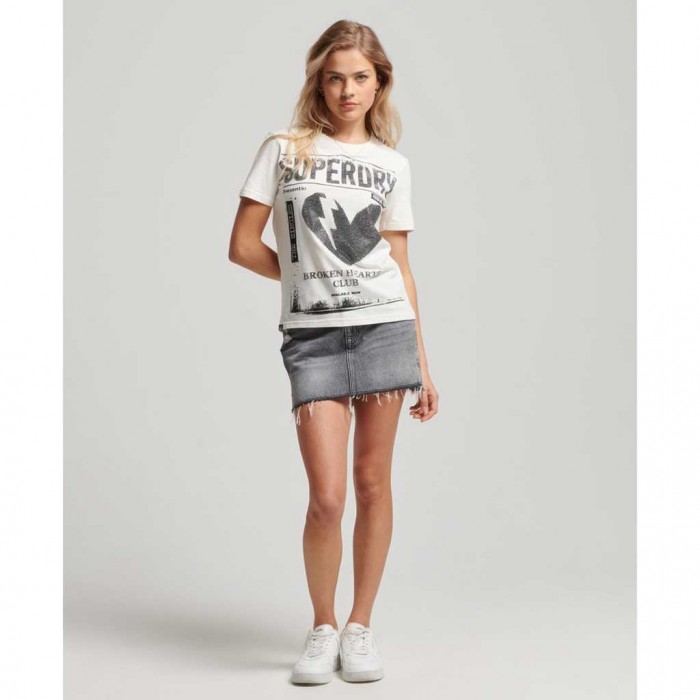 SUPERDRY Lo-fi Poster T-Shirt WHITE