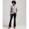 SUPERDRY STUDIOS SLUB EMB VEE TEE OPTIC STRIPE SUPERDRY STUDIOS SLUB EMB VEE TEE OPTIC STRIPE