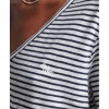 SUPERDRY STUDIOS SLUB EMB VEE TEE OPTIC STRIPE SUPERDRY STUDIOS SLUB EMB VEE TEE OPTIC STRIPE