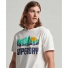 SUPERDRY M D1 OVIN VINTAGE GREAT OUTDOORS T-SHIRT WHITE