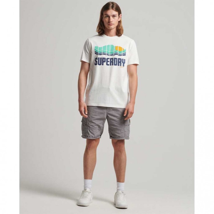 SUPERDRY M D1 OVIN VINTAGE GREAT OUTDOORS T-SHIRT WHITE