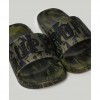 SUPERDRY Vegan Camo Pool Sliders GREEN