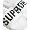 SUPERDRY M D4 SDRY CORE VEGAN POOL SLIDE WHITE