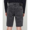 SUPERDRY Straight Denim Shorts WASHED BLACK