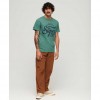 SUPERDRY Copper Label Script T-Shirt GREEN