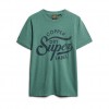 SUPERDRY Copper Label Script T-Shirt GREEN